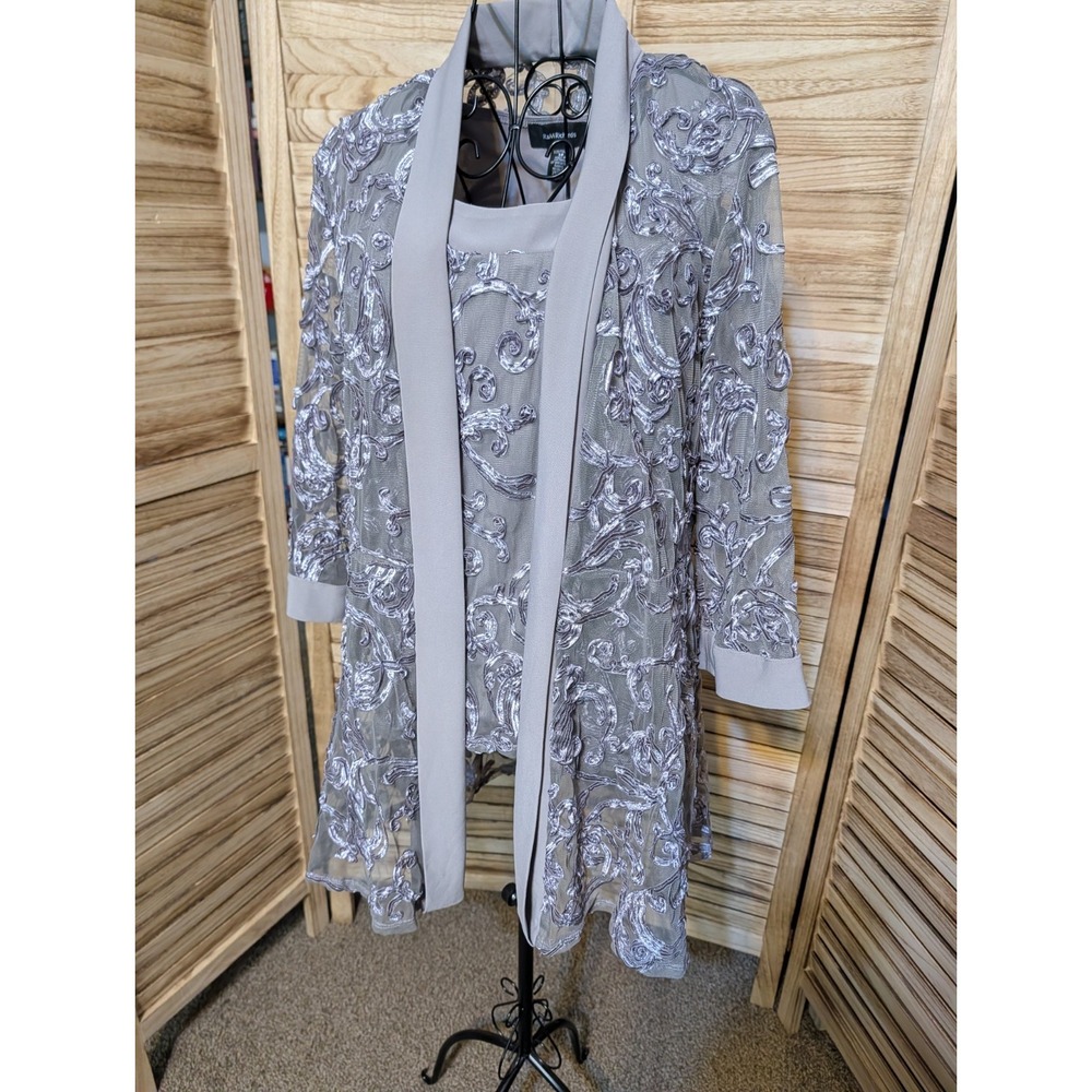 R & M Richards Lavender 2 Piece Top Tank and Jacket Are Attached. Size 14